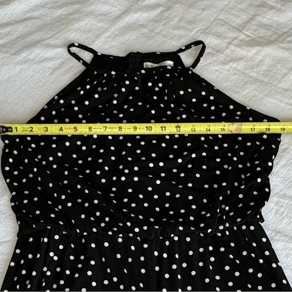 London Times Polka Dot Jumpsuit romper excellent condition size 12 comfortable - Picture 11 of 13